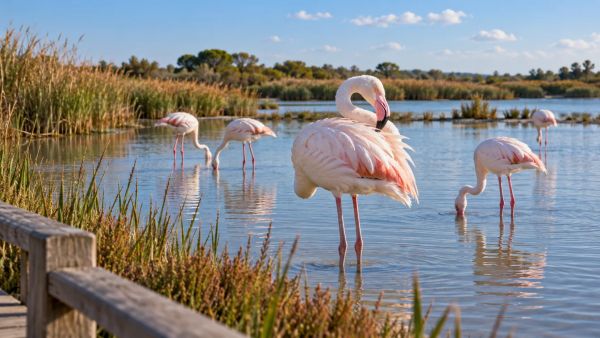 Flamants roses où les voir : meilleurs sites d’observation en Camargue