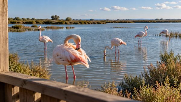 Les meilleurs sites pour voir les flamants roses en Camargue